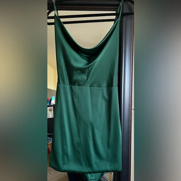 Fashion Nova | Dresses | Fashion Nova Satin Green Mini Dress | Poshmark Fashion Nova | Dresses | Fashion Nova Satin Green Mini Dress | Poshmark